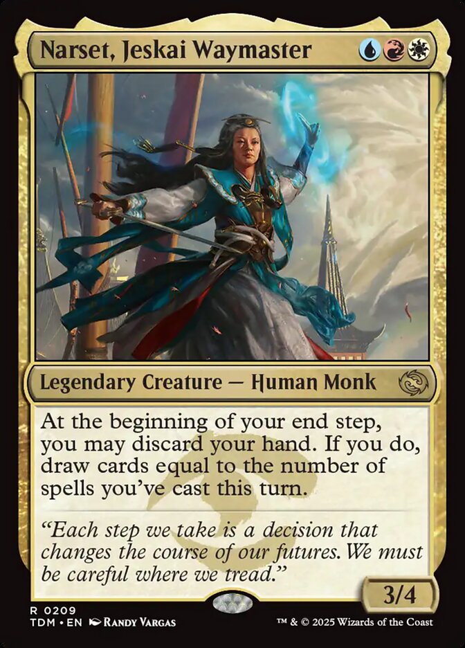 Narset, Jeskai Waymaster 209/291 (Tarkir: Dragonstorm) 