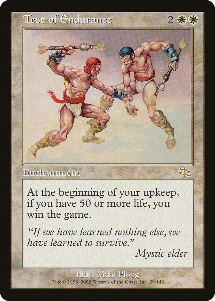 Test of Endurance [Judgment] Foil