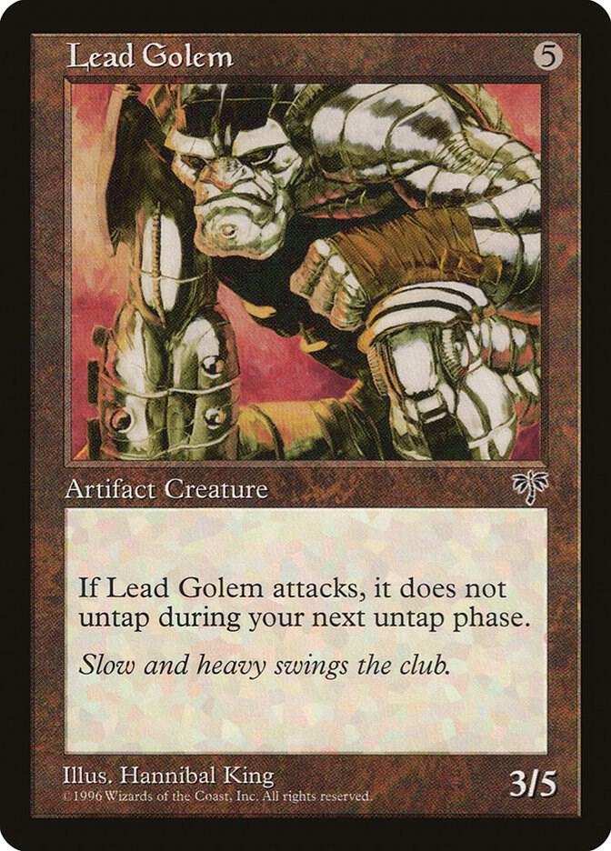 Lead Golem 306/350 (Mirage) 