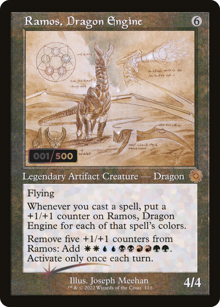 Ramos, Dragon Engine (Retro Schematic) (Serialized) [The Brothers' War Retro Artifacts]