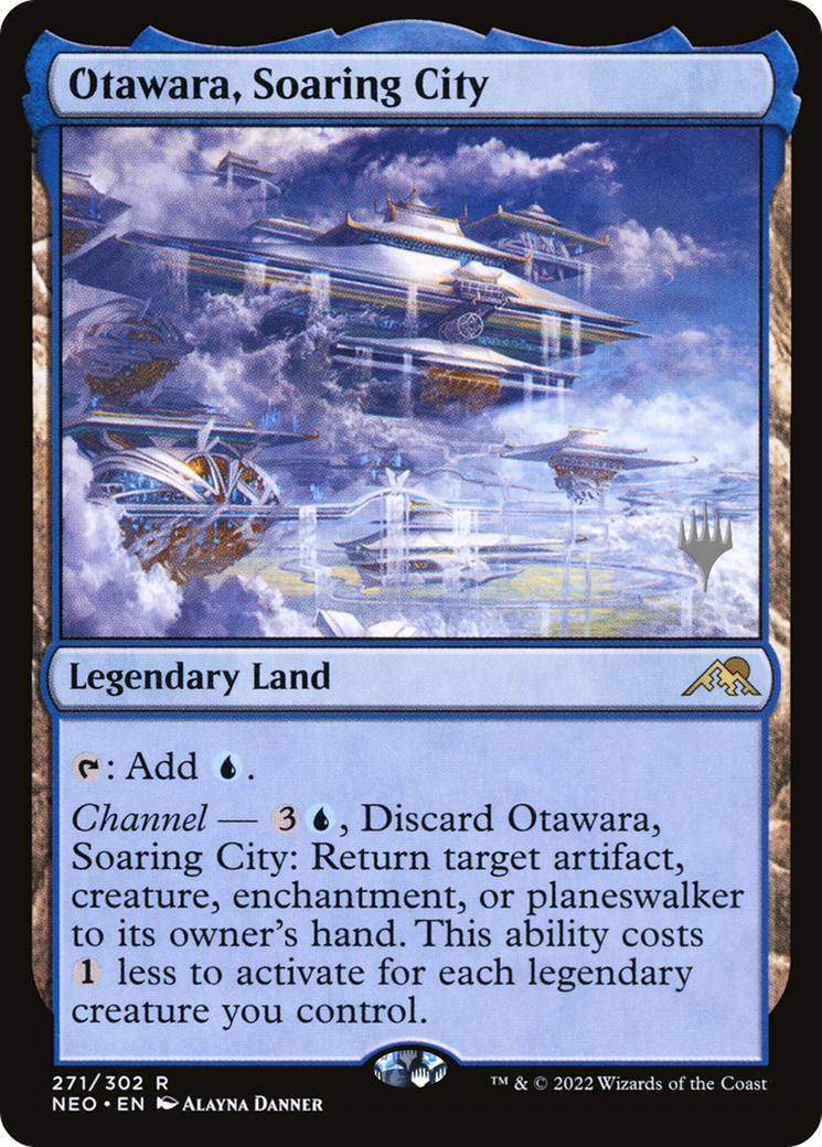 Otawara, Soaring City (Promo Pack) [Kamigawa: Neon Dynasty Promos] Foil