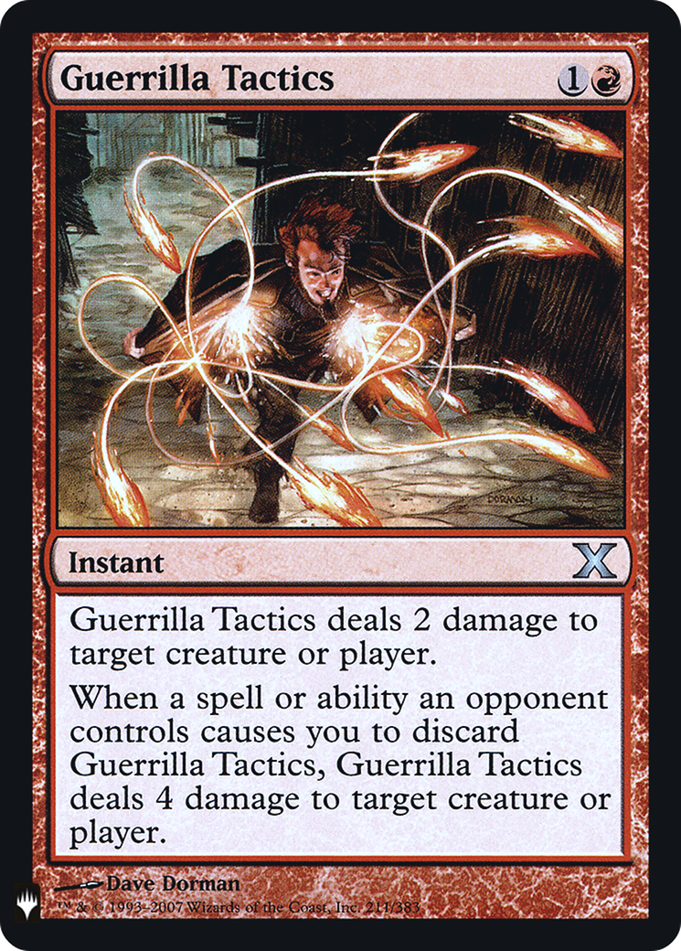 Guerrilla Tactics |  Foil (10E-211) [The List]