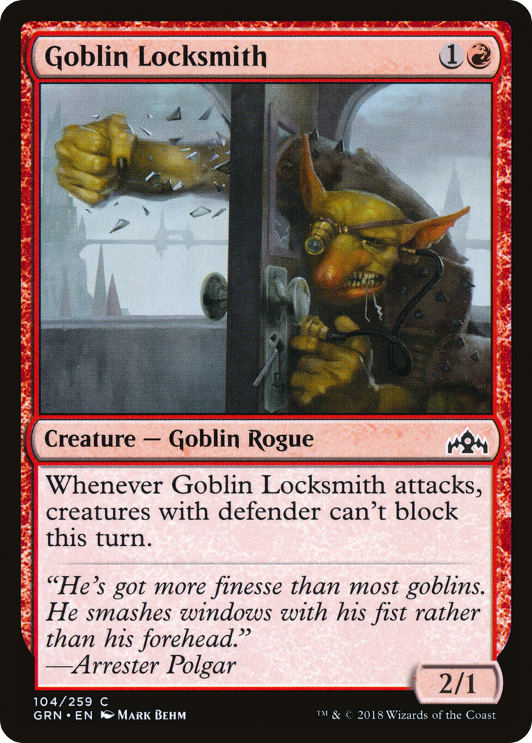 Goblin Locksmith [Guilds of Ravnica] Foil