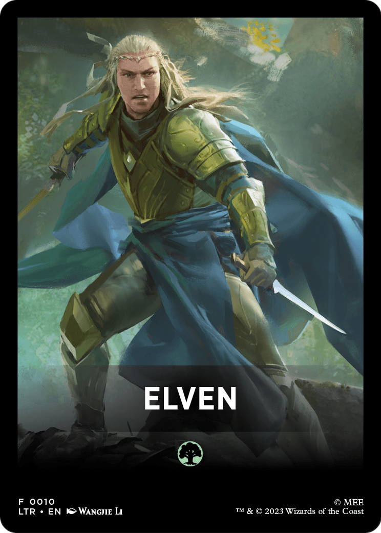Elven (FLTR-010) - Tales of Middle-earth Front Cards