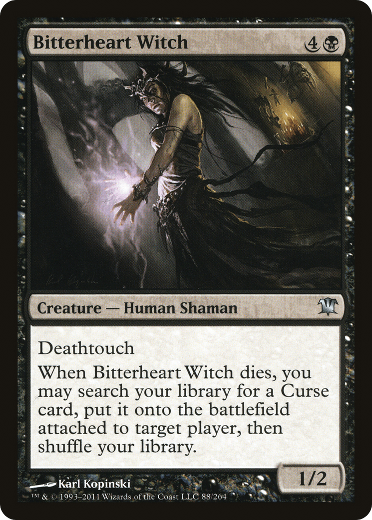 Bitterheart Witch [Innistrad] Foil