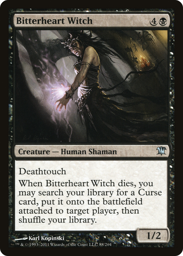 Bitterheart Witch [Innistrad] Foil