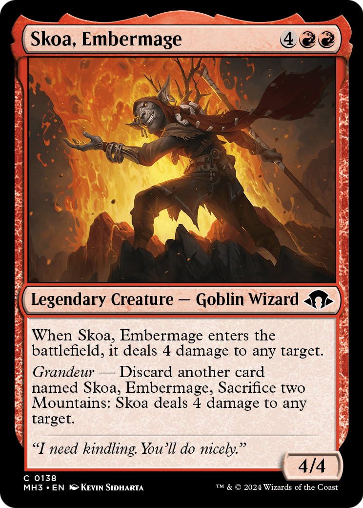 Skoa, Embermage [Modern Horizons 3] Foil