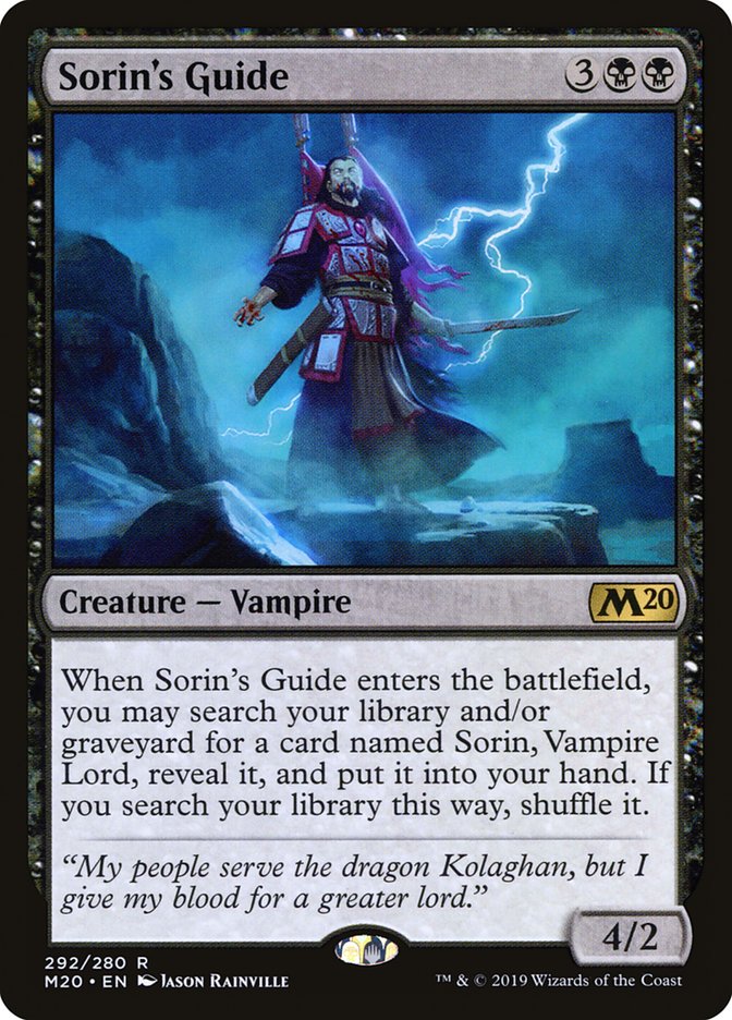 Sorin's Guide 292/280 (Core Set 2020) 