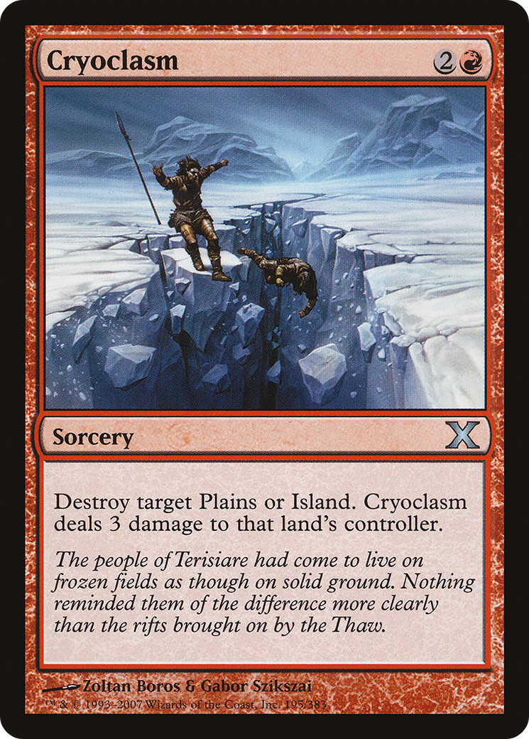 Cryoclasm [Tenth Edition] Foil