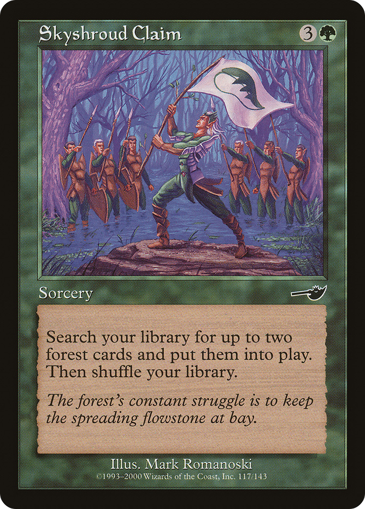 Skyshroud Claim [Nemesis] Foil
