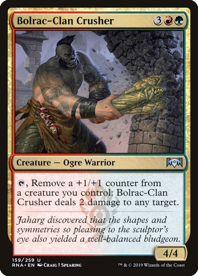 Bolrac-Clan Crusher 159/259 (Ravnica Allegiance) 