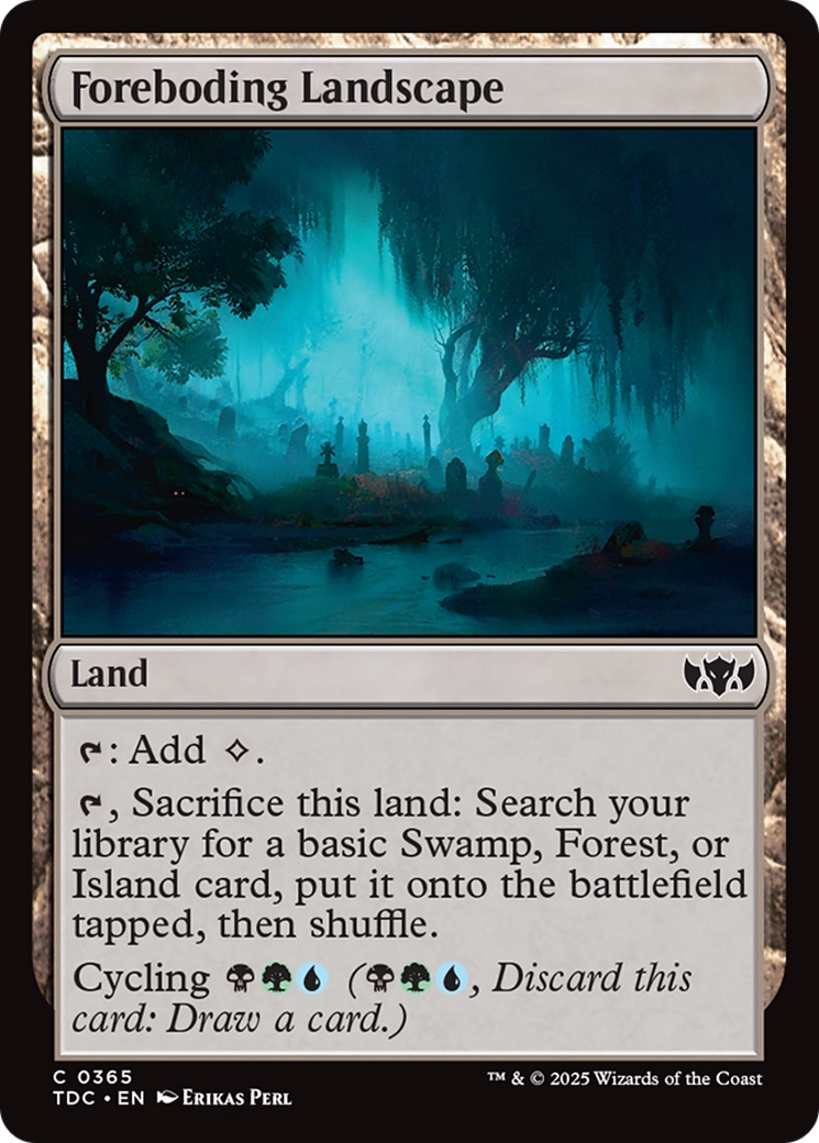 Foreboding Landscape (365) [Commander: Tarkir: Dragonstorm]