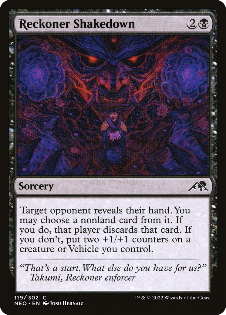 Reckoner Shakedown [Kamigawa: Neon Dynasty] Foil