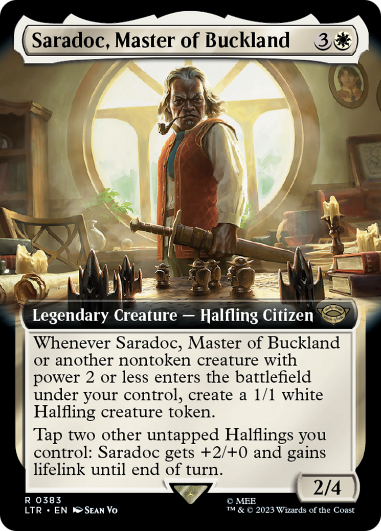 Saradoc, Master of Buckland (Extended Art) [The Lord of the Rings: Tales of Middle-Earth] Foil