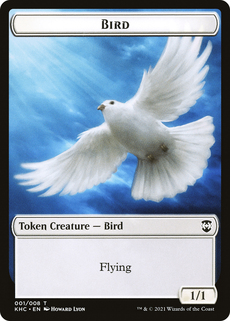 Bird (TKHC-001) - Kaldheim Commander Tokens