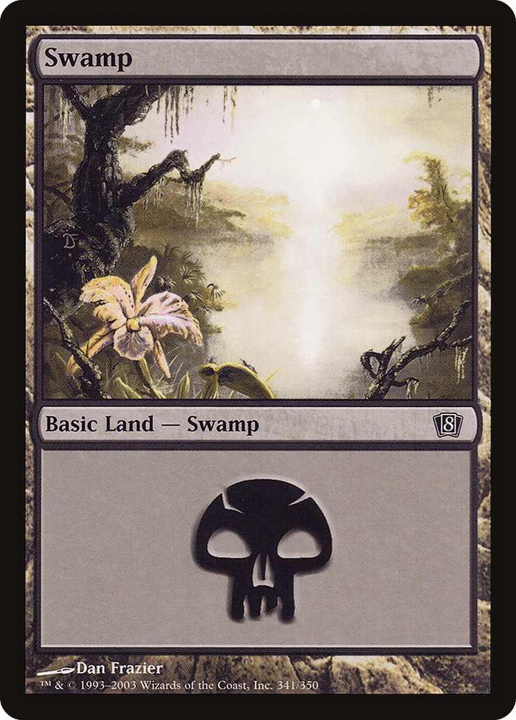 Swamp (341) [Eighth Edition] Foil