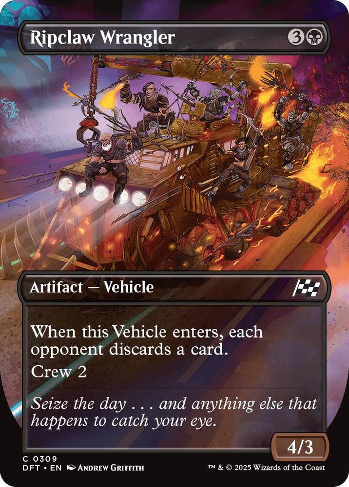 Ripclaw Wrangler 309/291 (Aetherdrift)  - Borderless Foil