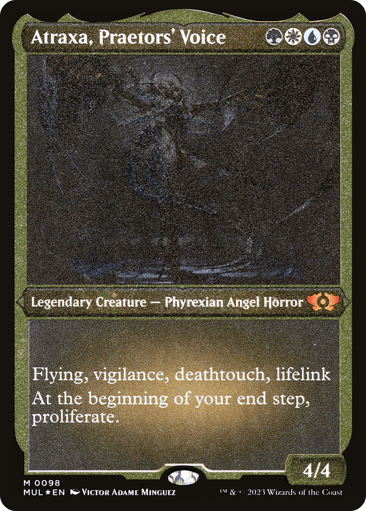 Atraxa, Praetors' Voice (Foil Etched) |  Foil (098) [Multiverse Legends]