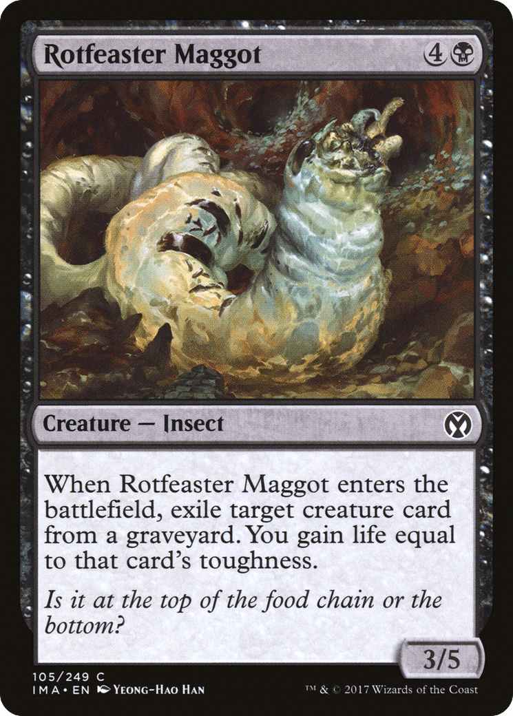 Rotfeaster Maggot [Iconic Masters] Foil