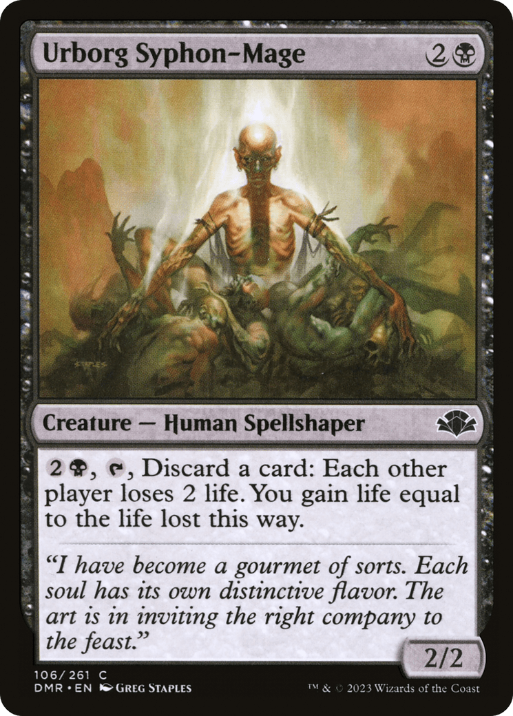 Urborg Syphon-Mage [Dominaria Remastered] Foil