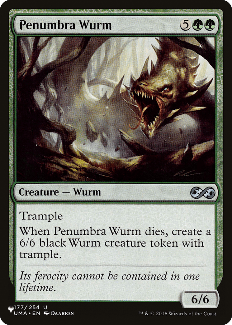 Penumbra Wurm |  (UMA-177) [The List]