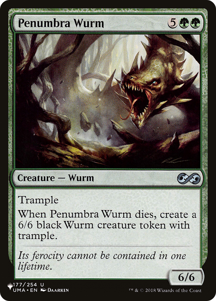 Penumbra Wurm |  (UMA-177) [The List]