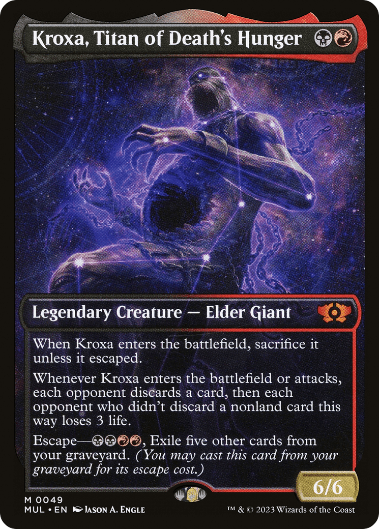 Kroxa, Titan of Death's Hunger [Multiverse Legends] Foil