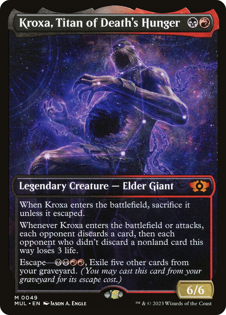 Kroxa, Titan of Death's Hunger [Multiverse Legends] Foil