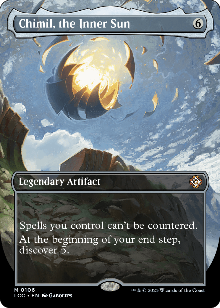 Chimil, the Inner Sun (Borderless) [The Lost Caverns of Ixalan Commander] Foil