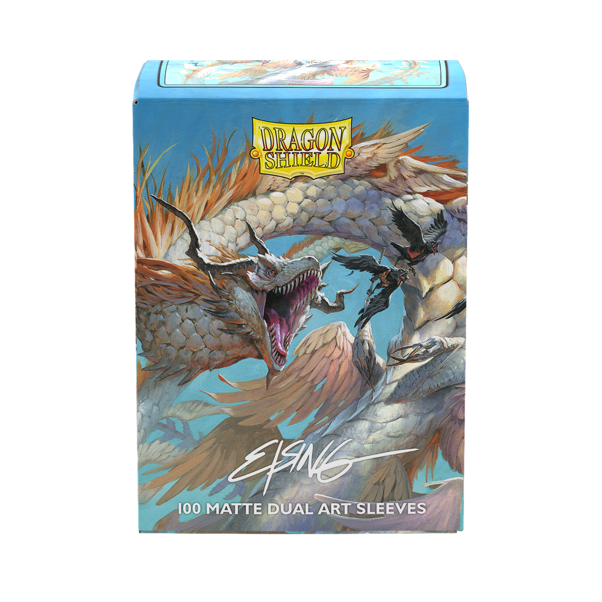 Dragon Shield | Standard Size Sleeves | 100ct | The Ejsingandr (Art Dual Matte)