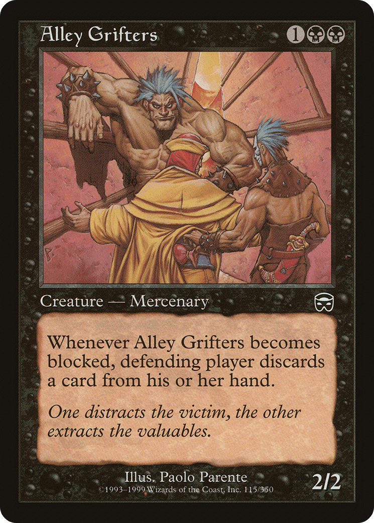 Alley Grifters [Mercadian Masques] Foil