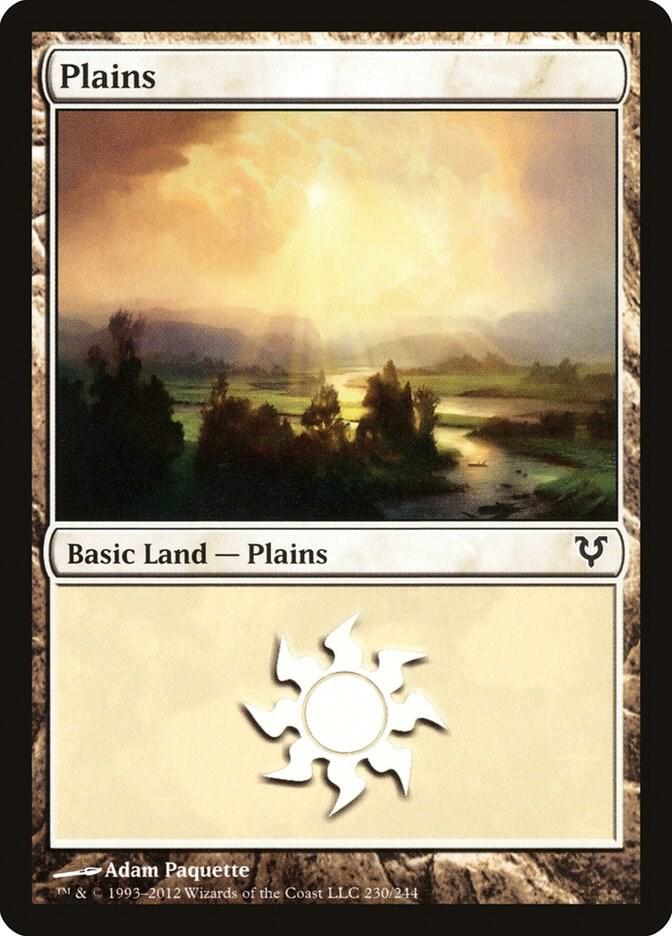 Plains 230 230/244 (Avacyn Restored)  - Foil