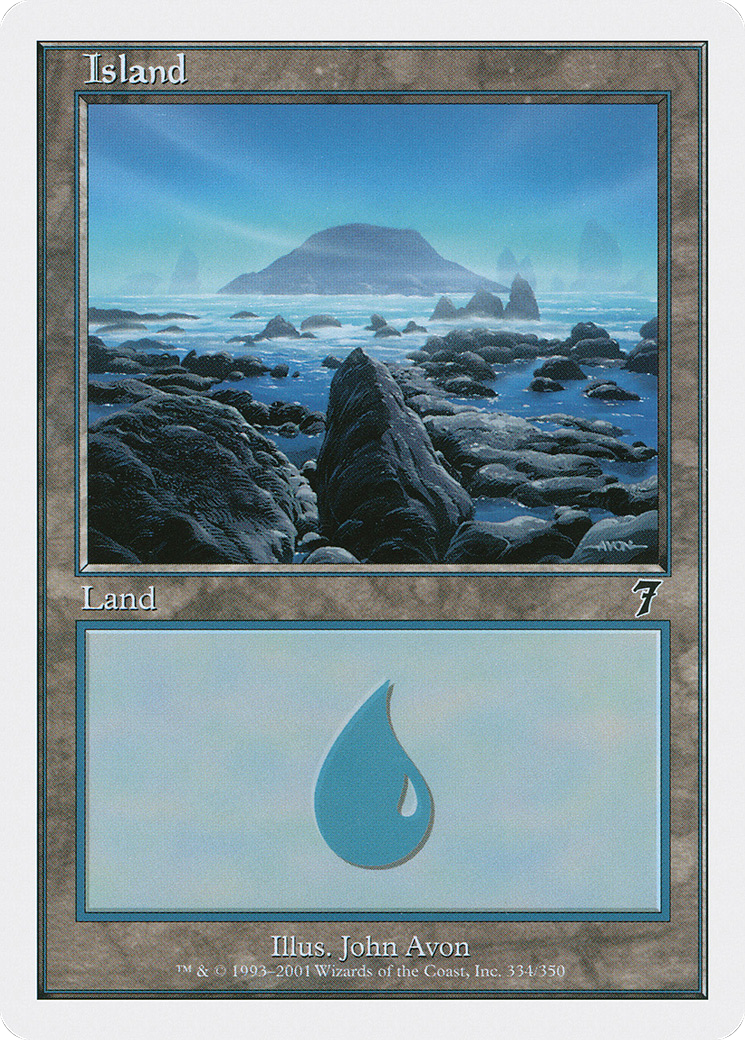 Island (334) [Seventh Edition] Foil