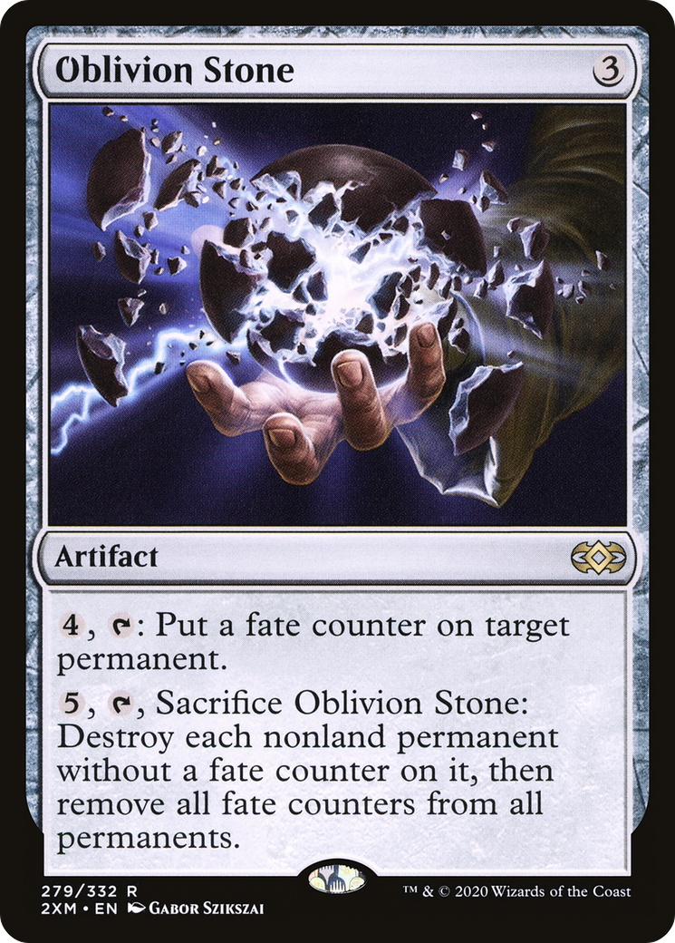 Oblivion Stone [Double Masters] Foil