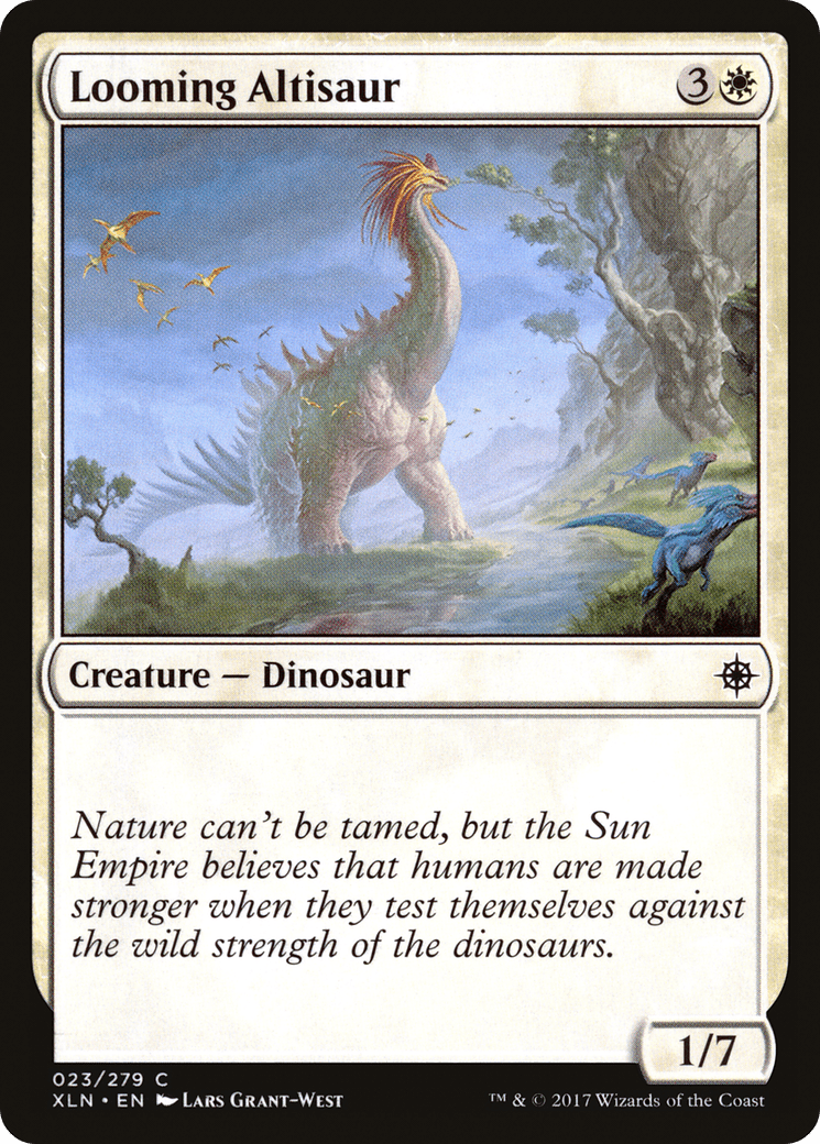 Looming Altisaur [Ixalan] Foil