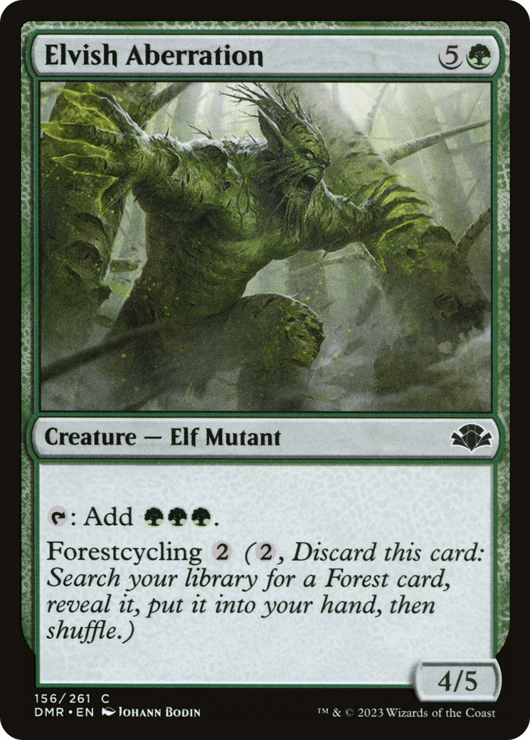 Elvish Aberration [Dominaria Remastered] Foil