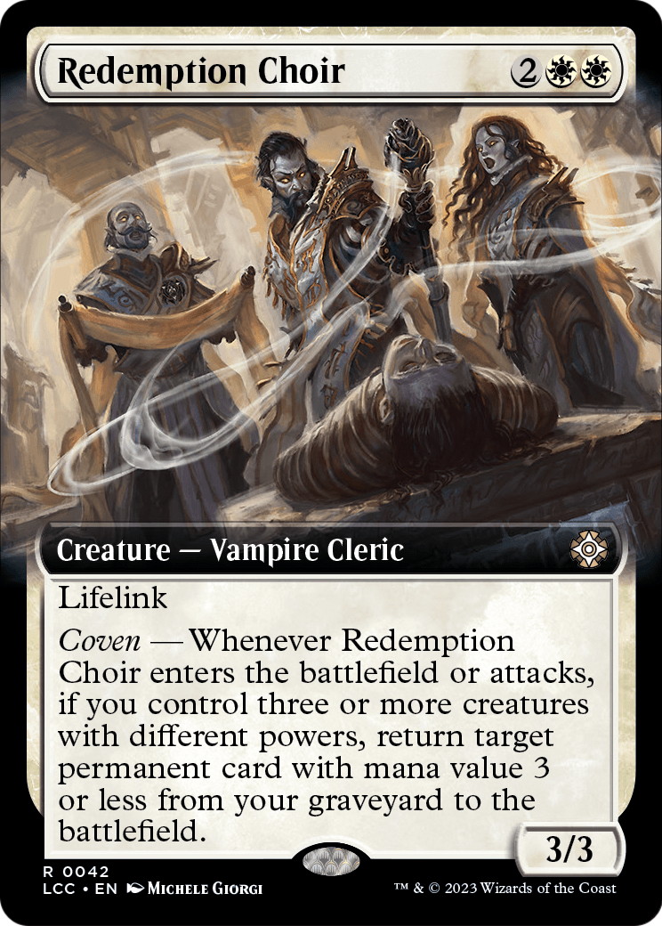 Redemption Choir (Extended Art) [The Lost Caverns of Ixalan Commander] Foil