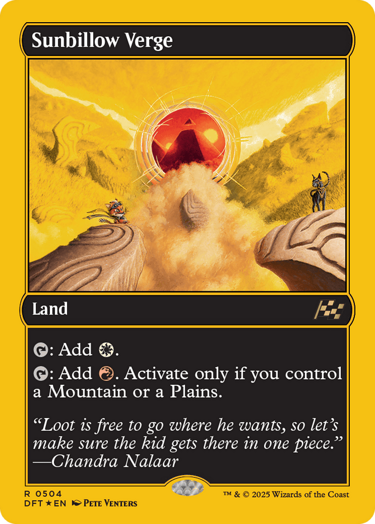 Sunbillow Verge |  Foil (504) [Aetherdrift]