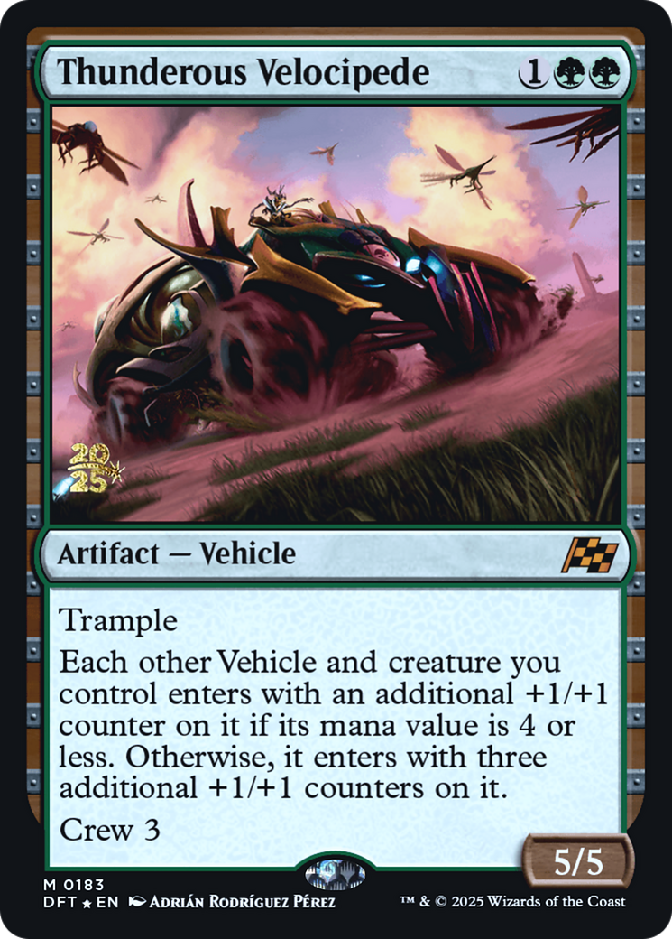 Thunderous Velocipede (-183) [Prerelease Cards]  Foil