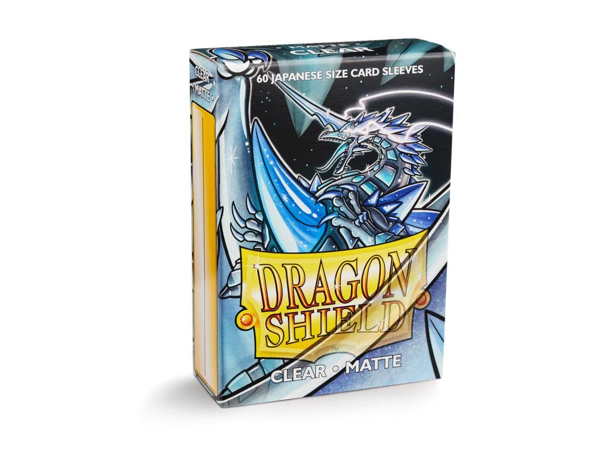 Dragon Shield | Japanese Size Sleeves | 60ct | Clear (Matte)