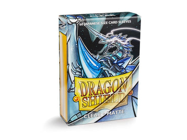 Dragon Shield Matte Sleeves | Japanese Size | 60ct Clear