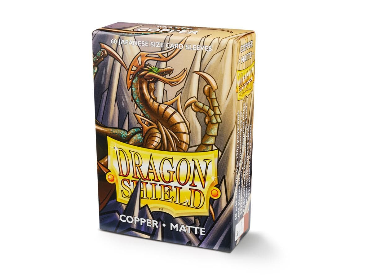 Dragon Shield | Japanese Size Sleeves | 60ct | Copper (Matte)