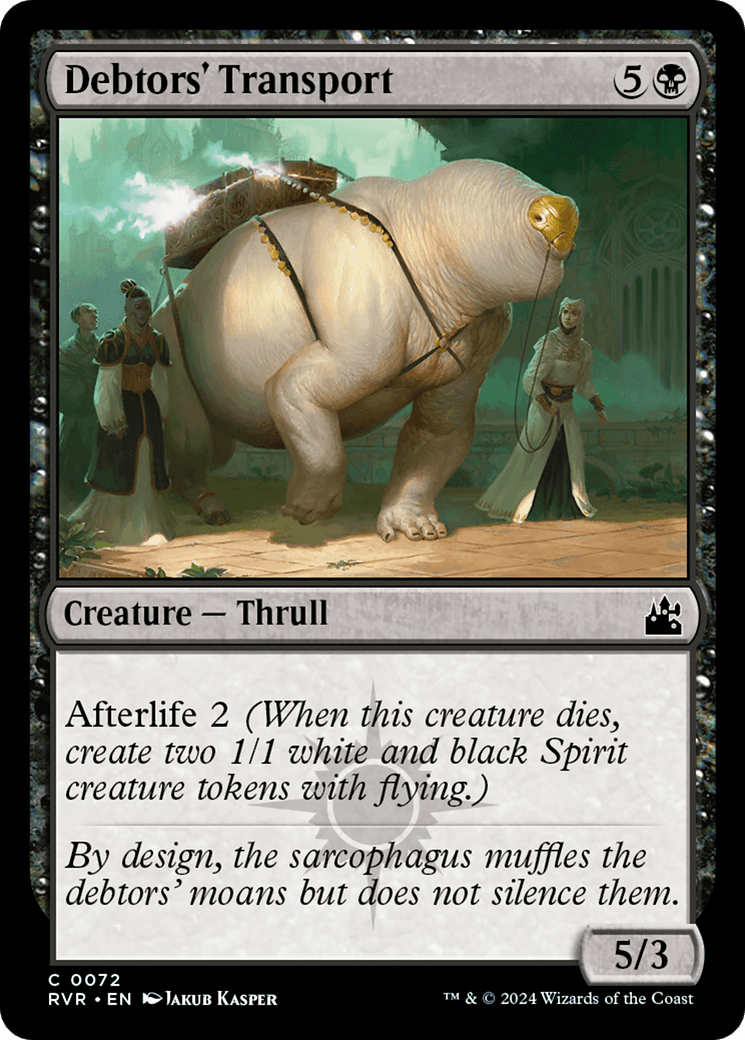 Debtors' Transport [Ravnica Remastered] Foil