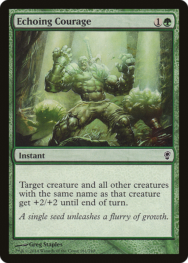 Echoing Courage [Conspiracy] Foil