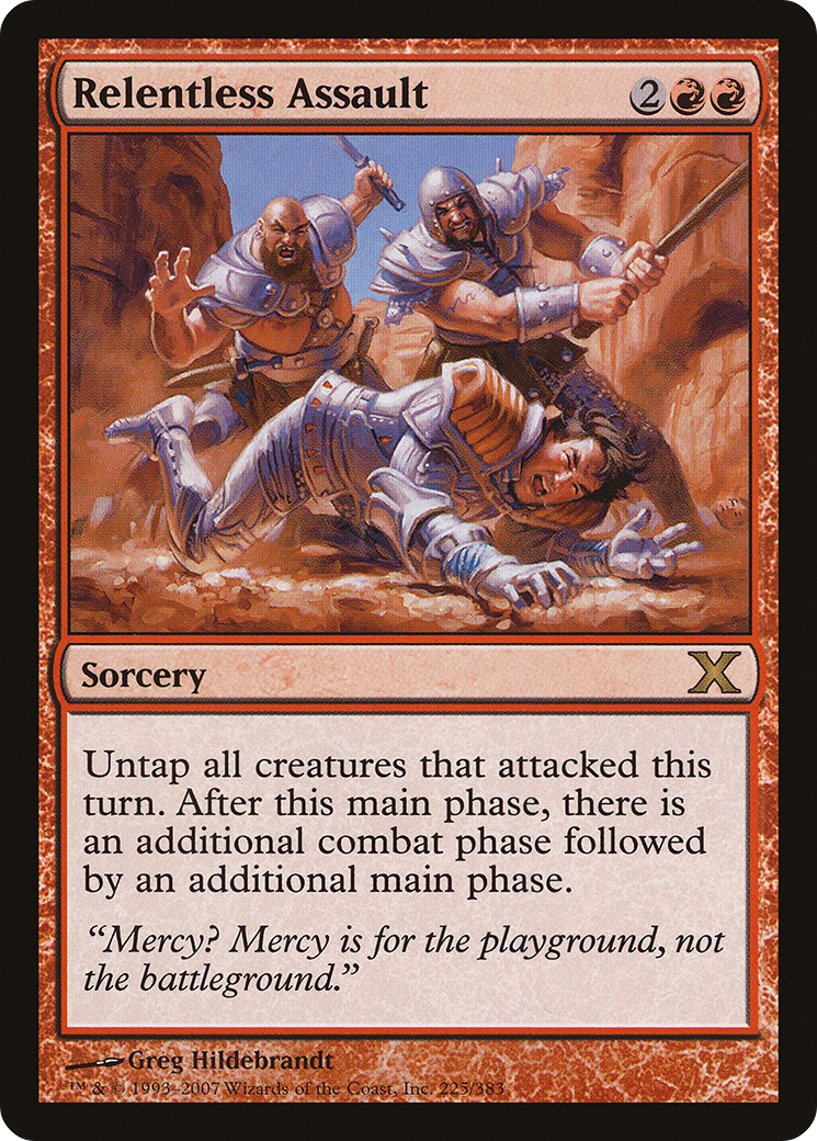 Relentless Assault [Tenth Edition] Foil