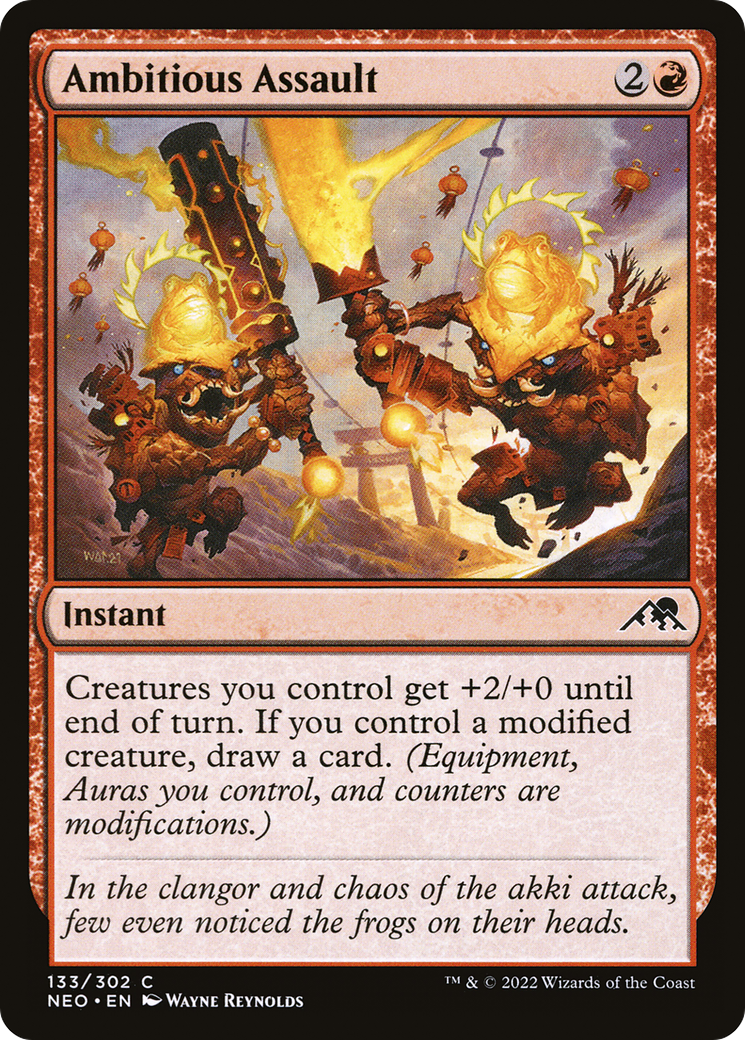 Ambitious Assault [Kamigawa: Neon Dynasty] Foil