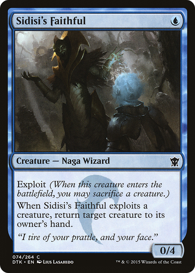 Sidisi's Faithful [Dragons of Tarkir] Foil