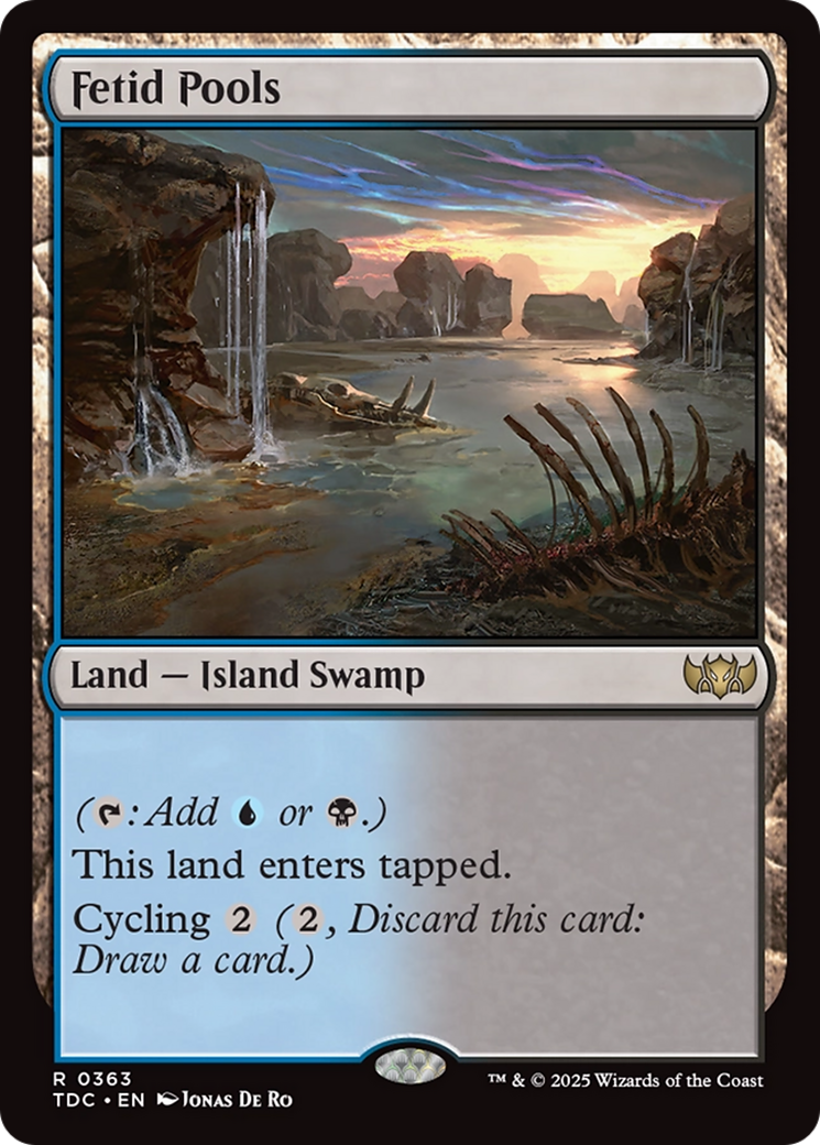 Fetid Pools (363) [Commander: Tarkir: Dragonstorm]