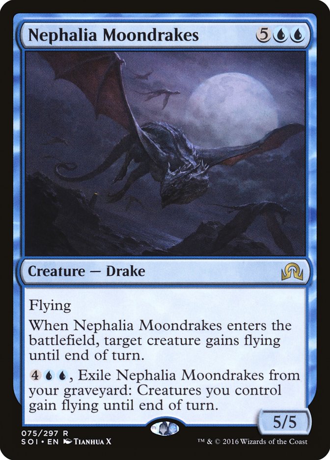 Nephalia Moondrakes 75/297 (Shadows over Innistrad)  - Foil