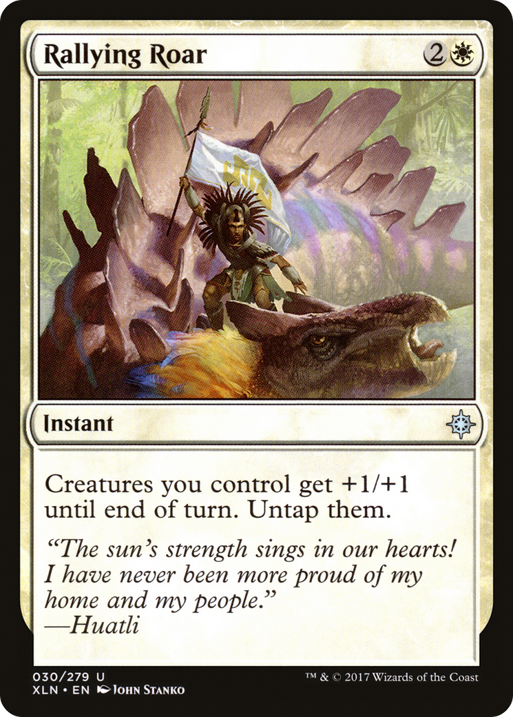 Rallying Roar [Ixalan] Foil